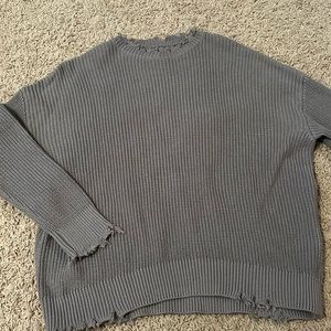 Chelsea DeBoer by Lily & Lottie Distressed Sweater